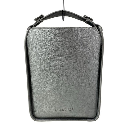 Balenciaga Handbag North South 669754 Silver Leather