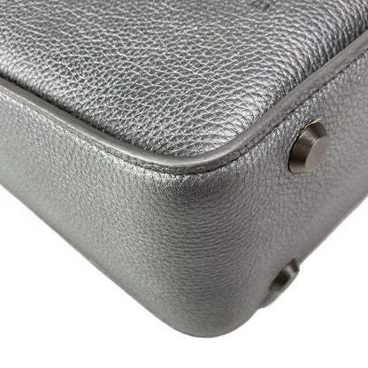 Balenciaga Handbag North South 669754 Silver Leather