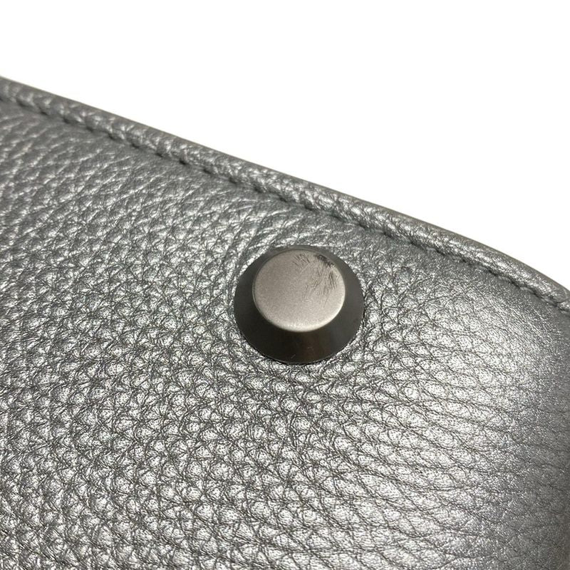 Balenciaga Handbag North South 669754 Silver Leather