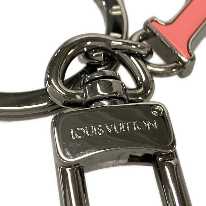 Louis Vuitton Key Holder (Charm) Porto Cles ・lv Chromatic M62654 Silver X Pink