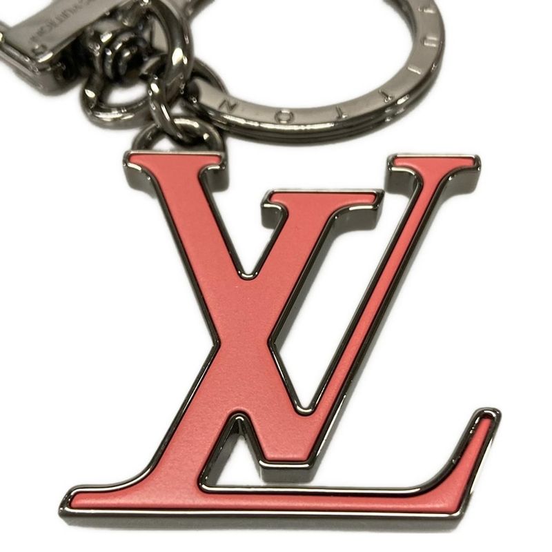 Louis Vuitton Key Holder (Charm) Porto Cles ・lv Chromatic M62654 Silver X Pink