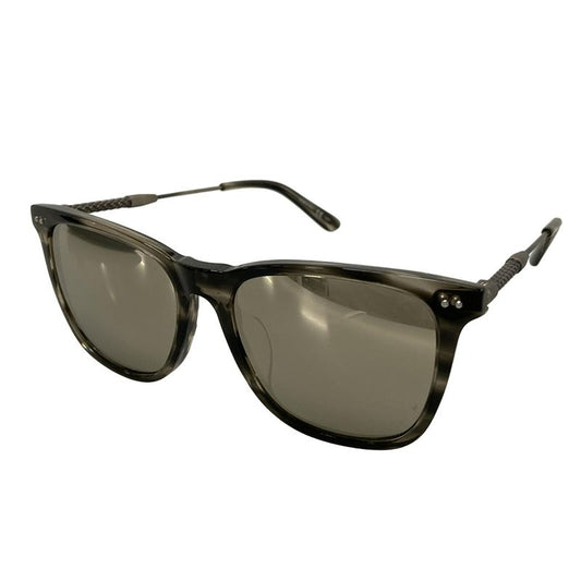 Bottega Veneta Sunglass Es Bv0072sa Dark Brown X Silver Mirror Lens