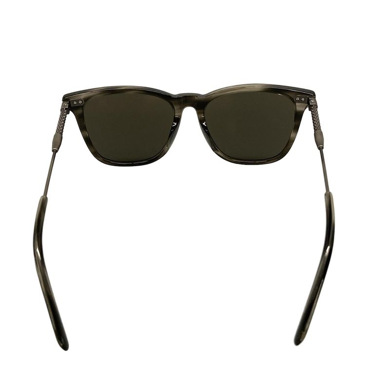 Bottega Veneta Sunglass Es Bv0072sa Dark Brown X Silver Mirror Lens