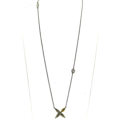 Louis Vuitton Necklace Coryel Isette M01022 Silver X Gold