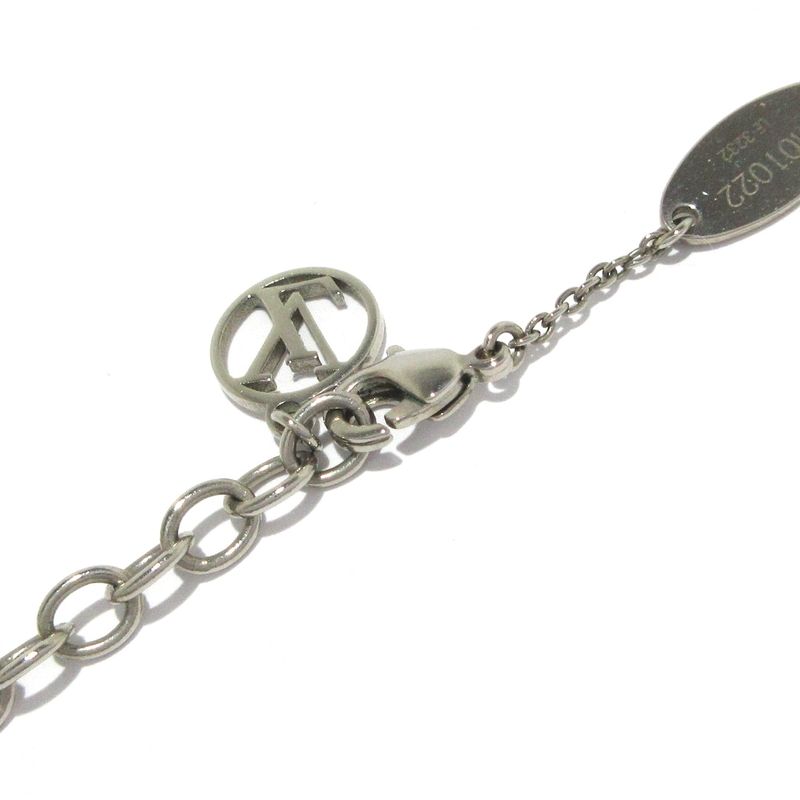 Louis Vuitton Necklace Coryel Isette M01022 Silver X Gold