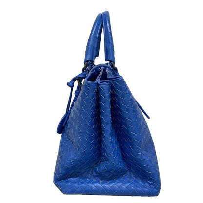 Bottega Veneta Handbag Medium Rome Bag Blue Leather