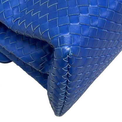 Bottega Veneta Handbag Medium Rome Bag Blue Leather