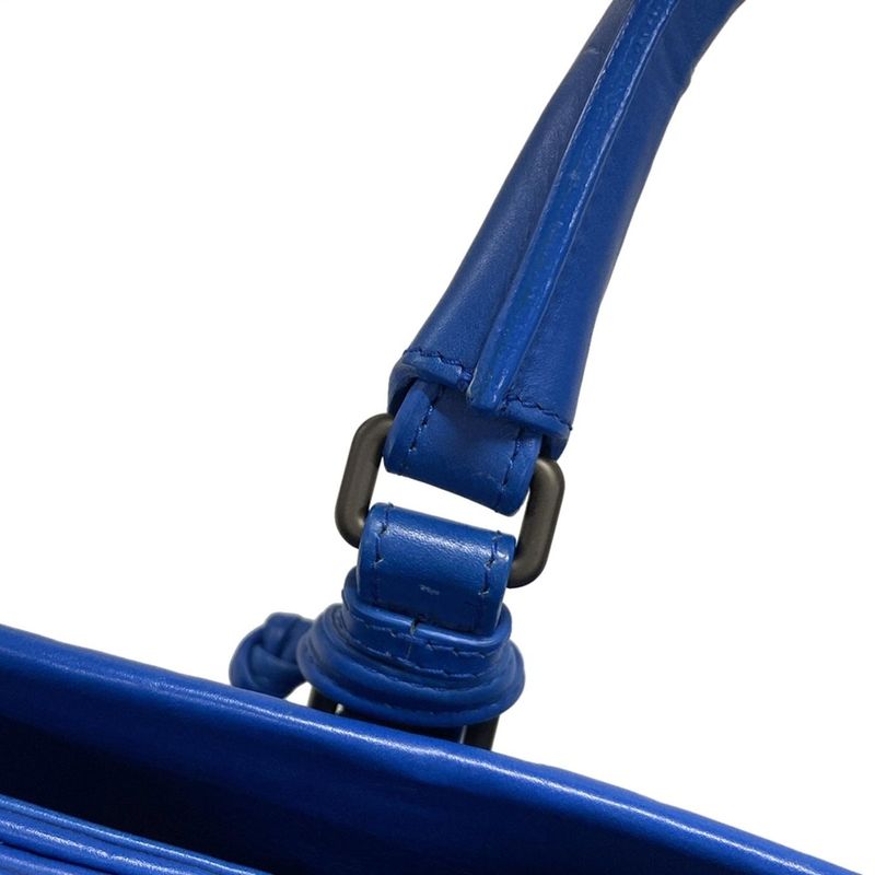 Bottega Veneta Handbag Medium Rome Bag Blue Leather
