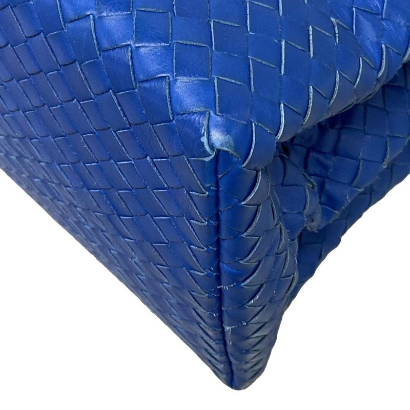 Bottega Veneta Handbag Medium Rome Bag Blue Leather