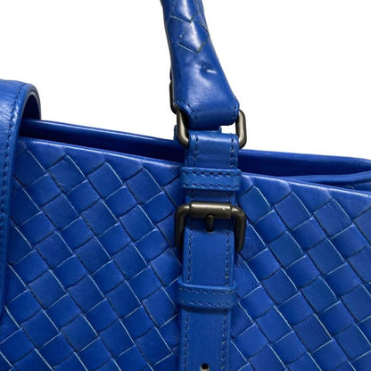 Bottega Veneta Handbag Medium Rome Bag Blue Leather