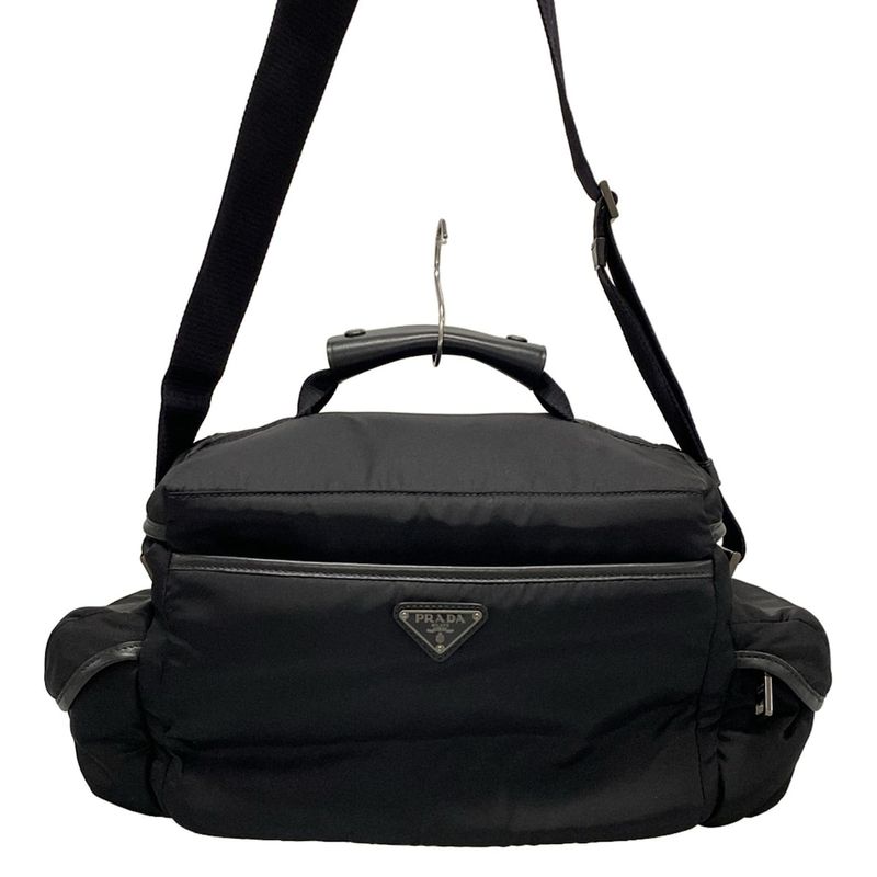 Prada Shoulder Bag - Black 2way Leather