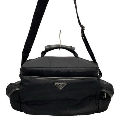 Prada Shoulder Bag - Black 2way Leather