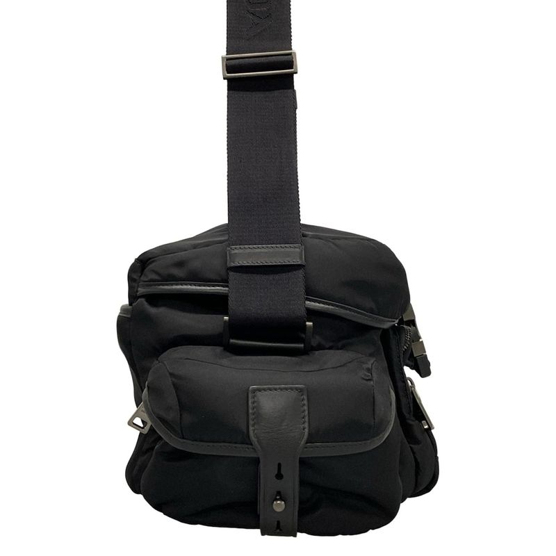 Prada Shoulder Bag - Black 2way Leather