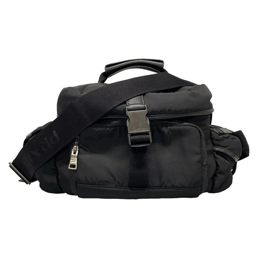 Prada Shoulder Bag - Black 2way Leather