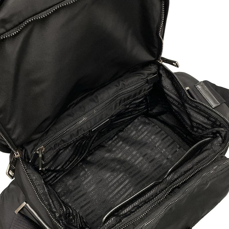 Prada Shoulder Bag - Black 2way Leather