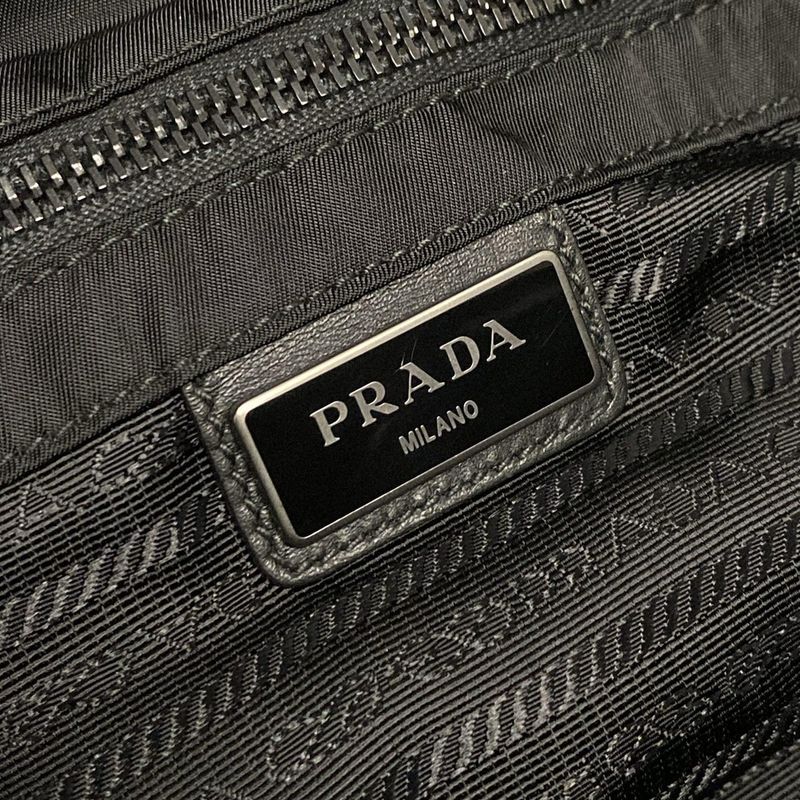 Prada Shoulder Bag - Black 2way Leather