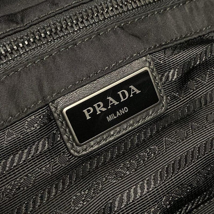 Prada Shoulder Bag - Black 2way Leather
