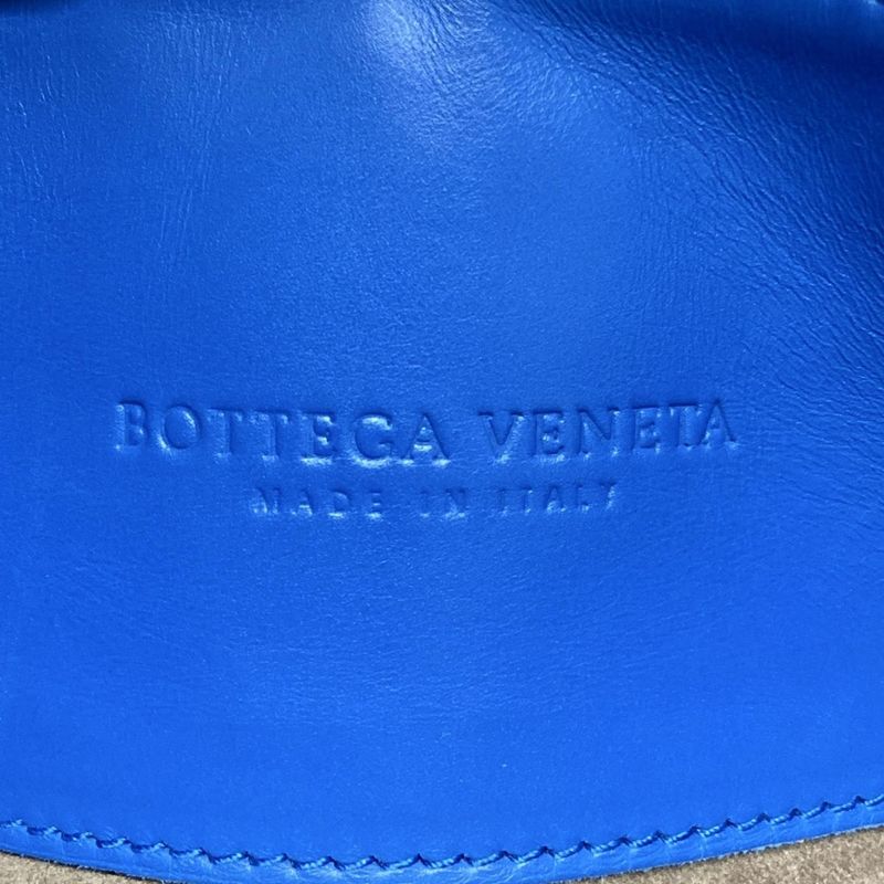 Bottega Veneta Handbag Small Rome Bag Blue Leather
