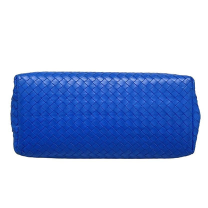 Bottega Veneta Handbag Small Rome Bag Blue Leather
