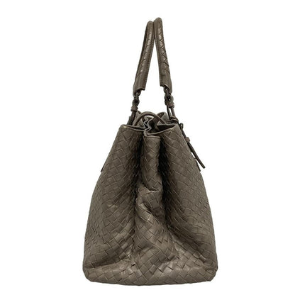 Bottega Veneta Handbag Medium Rome Bag Greige Leather