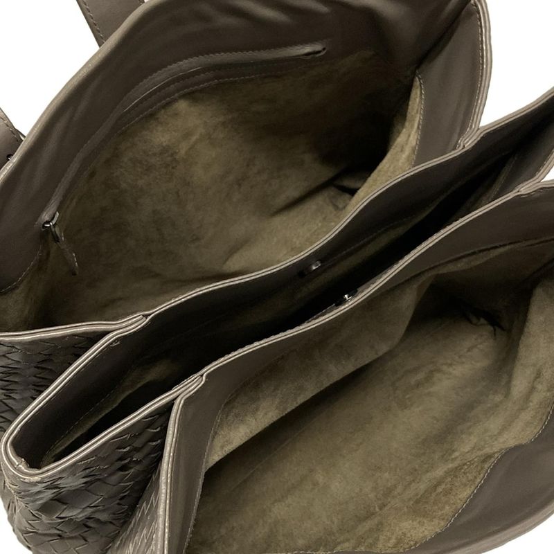 Bottega Veneta Handbag Medium Rome Bag Greige Leather