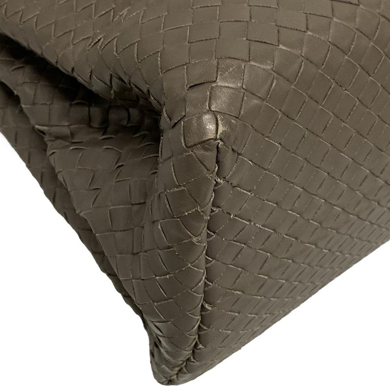 Bottega Veneta Handbag Medium Rome Bag Greige Leather