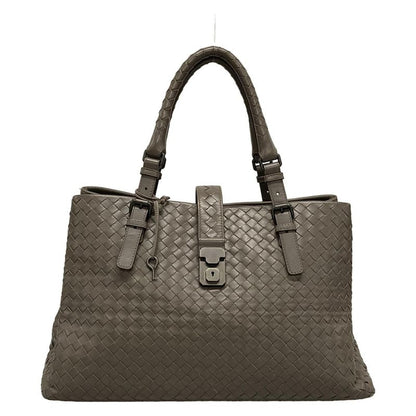 Bottega Veneta Handbag Medium Rome Bag Greige Leather