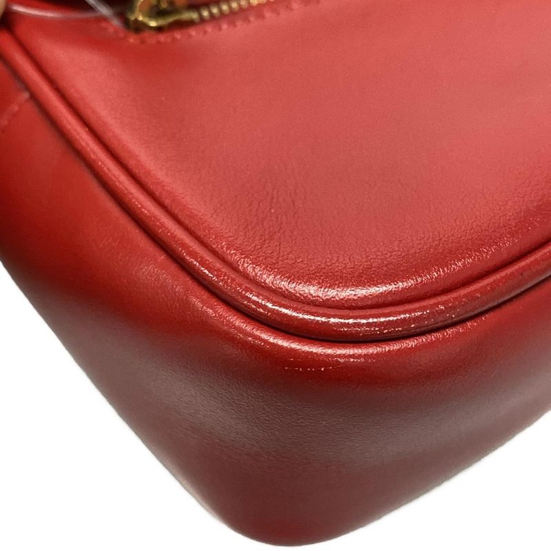 Saint Laurent Paris Waist Pouch Loubert Bag 534817 Red Leather