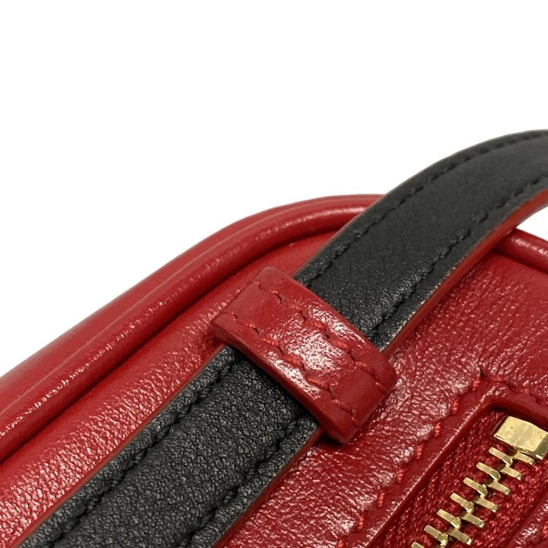 Saint Laurent Paris Waist Pouch Loubert Bag 534817 Red Leather