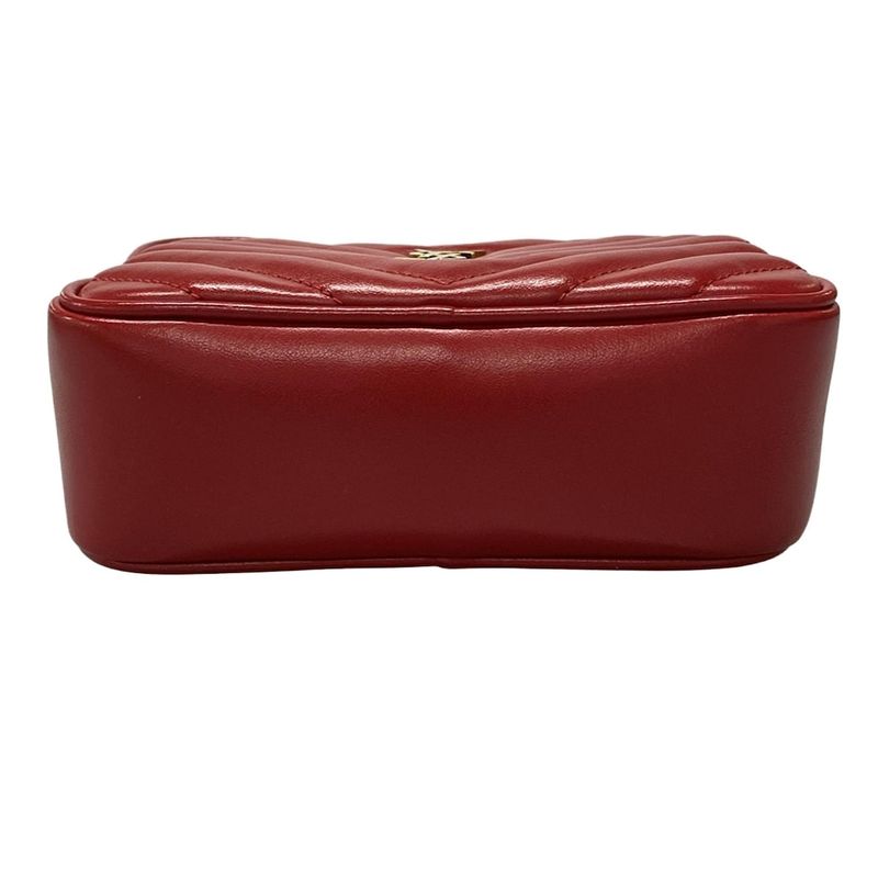 Saint Laurent Paris Waist Pouch Loubert Bag 534817 Red Leather