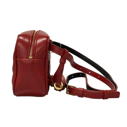 Saint Laurent Paris Waist Pouch Loubert Bag 534817 Red Leather