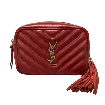 Saint Laurent Paris Waist Pouch Loubert Bag 534817 Red Leather