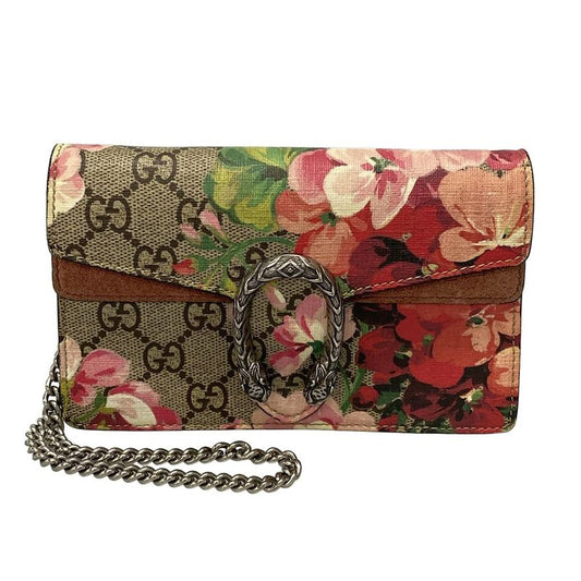 Gucci Shoulder Bag Dionysus GG Plus/gg Spree 476432 Dark Brown X Pink X Multi