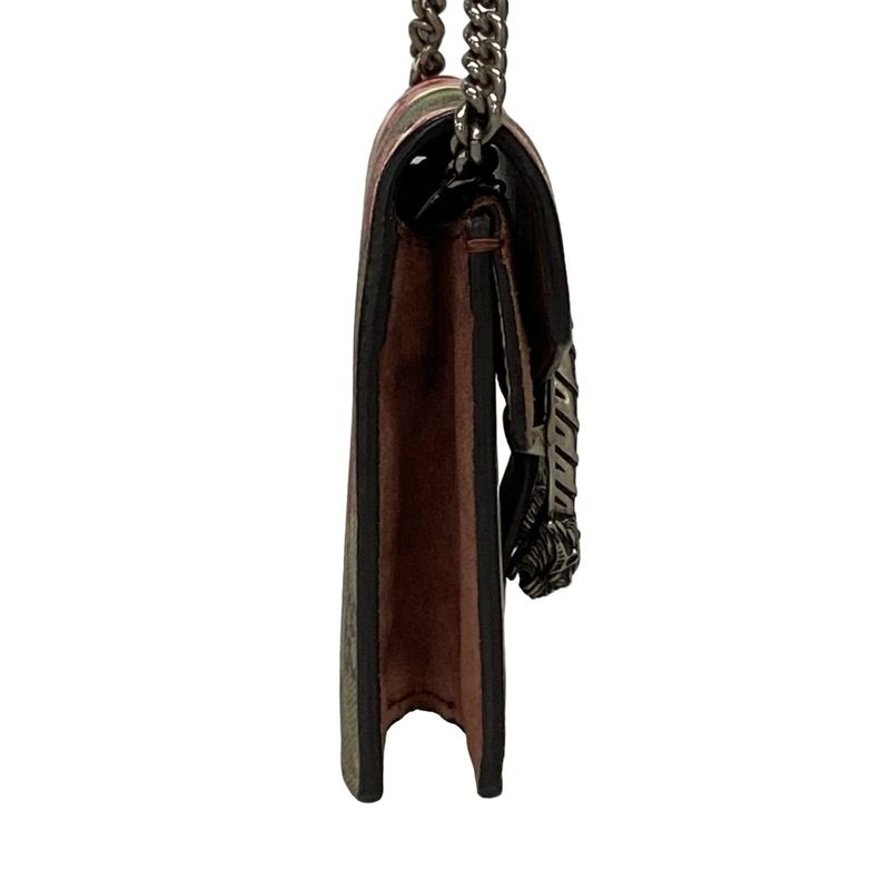 Gucci Shoulder Bag Dionysus GG Plus/gg Spree 476432 Dark Brown X Pink X Multi