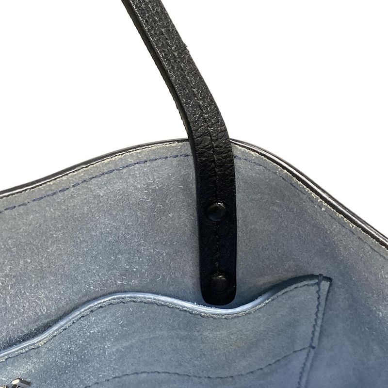 Prada Tote Bag Etiquette 1bg122 Black Leather