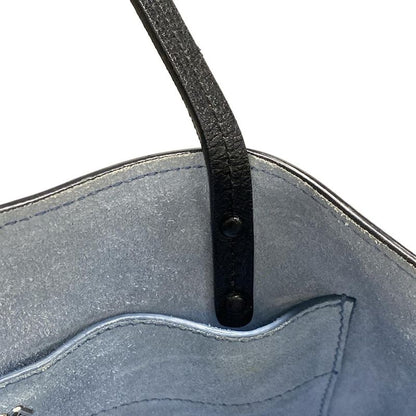 Prada Tote Bag Etiquette 1bg122 Black Leather