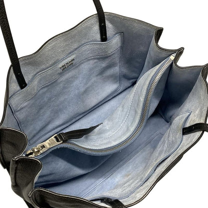 Prada Tote Bag Etiquette 1bg122 Black Leather