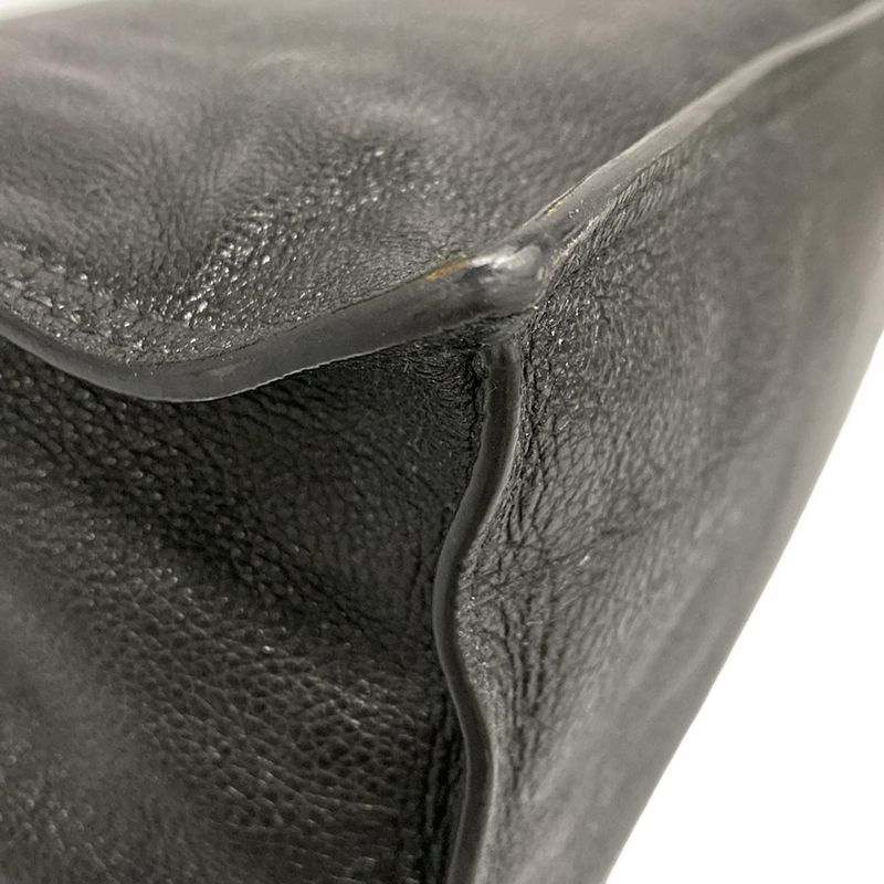 Prada Tote Bag Etiquette 1bg122 Black Leather