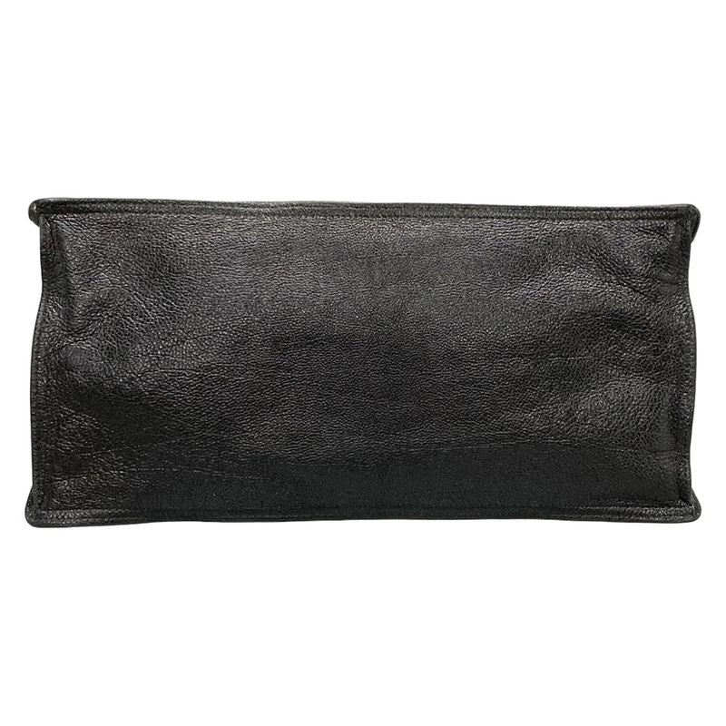 Prada Tote Bag Etiquette 1bg122 Black Leather