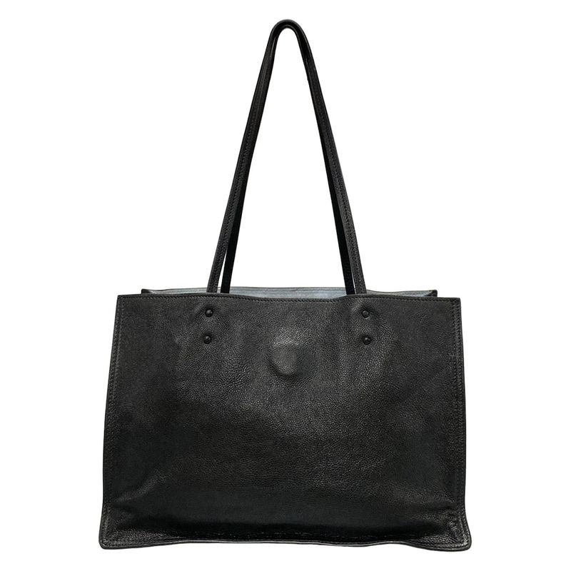 Prada Tote Bag Etiquette 1bg122 Black Leather