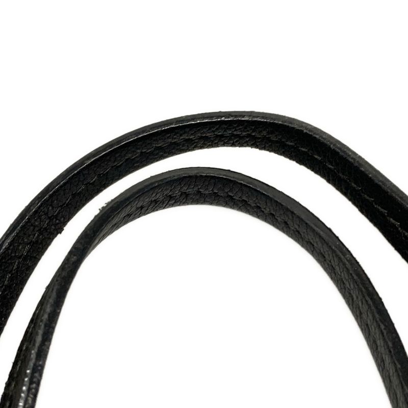 Prada Tote Bag Etiquette 1bg122 Black Leather