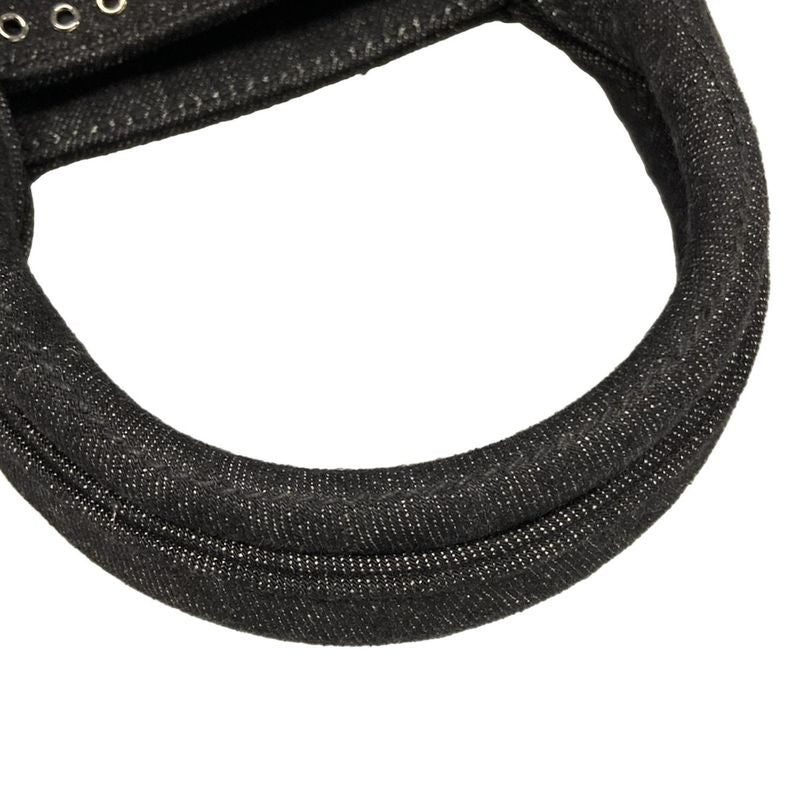 Prada Tote Bag Canapa Bn2439 Black Bijou Studs