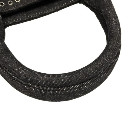 Prada Tote Bag Canapa Bn2439 Black Bijou Studs