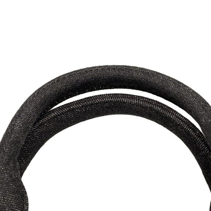 Prada Tote Bag Canapa Bn2439 Black Bijou Studs