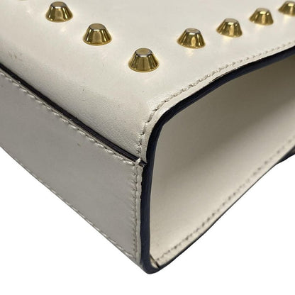 Gucci Shoulder Bag Padlock 432182 Ivory X Gold Chain Shoulder Faux Pearl Studs