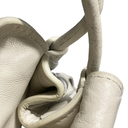 Bottega Veneta Shoulder Bag Intrecciato Ivory Leather