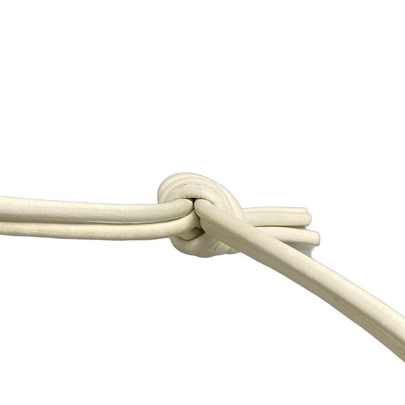 Bottega Veneta Shoulder Bag Intrecciato Ivory Leather