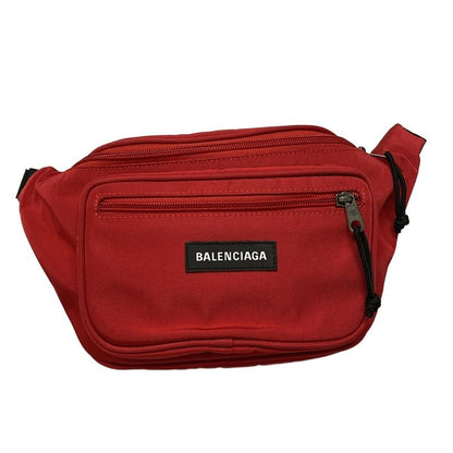 Balenciaga Waist Pouch Explorer Belt Pack 482389 Red X Black