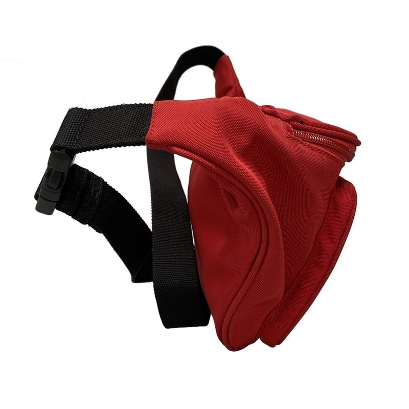 Balenciaga Waist Pouch Explorer Belt Pack 482389 Red X Black