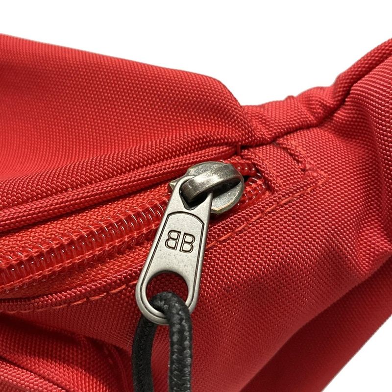 Balenciaga Waist Pouch Explorer Belt Pack 482389 Red X Black